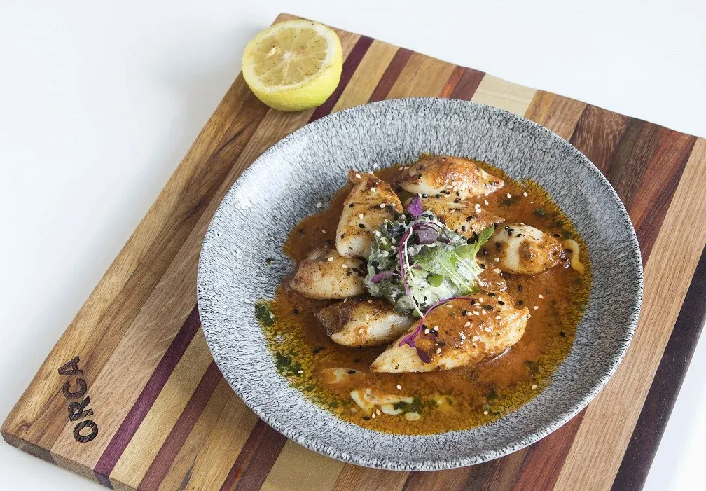 Cajun baby squid